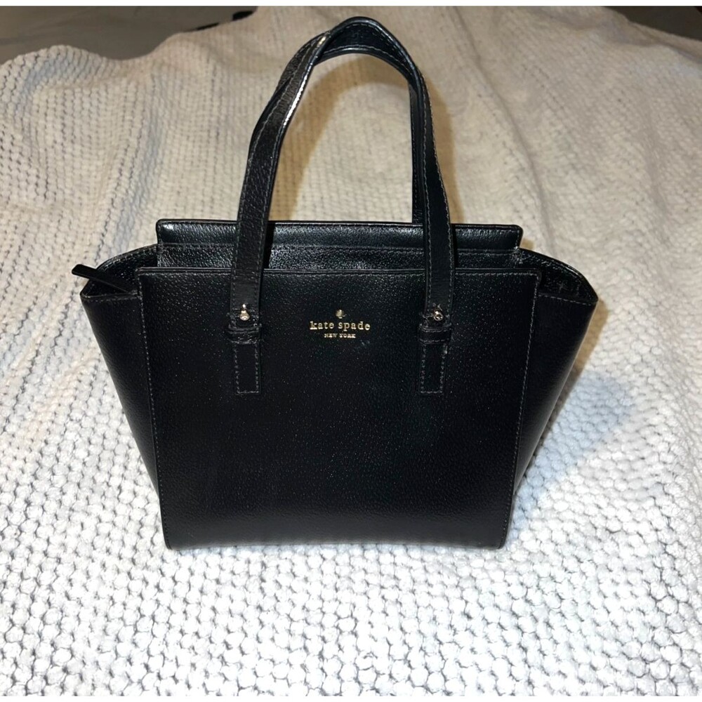 Kate Spade New York Grand Street Small Hayden Handbag Black Great Condition